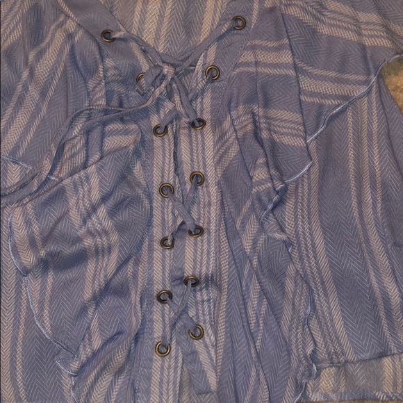 Blue Show Me Your MuMu Top - Picture 2 of 4